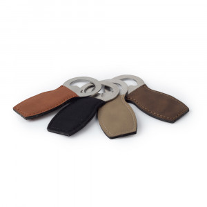 single ended metal bottle openers in four different colors