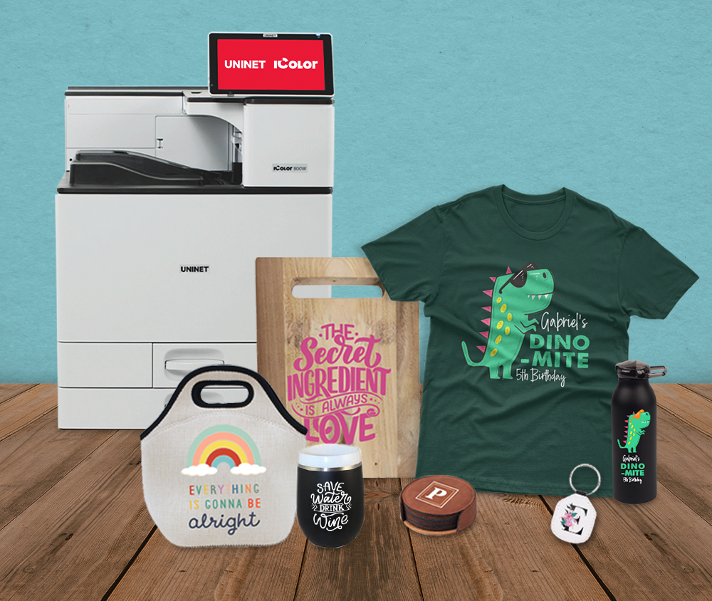 printer, t-shirt, and other products